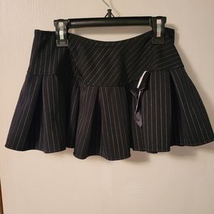 Pleated Lingerie Short Skirt